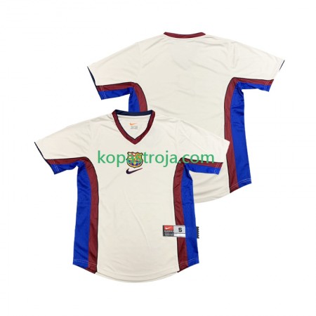 Billiga Fotbollströjor FC Barcelona 1999 Retro Borta tröja 1998 Kortärmad